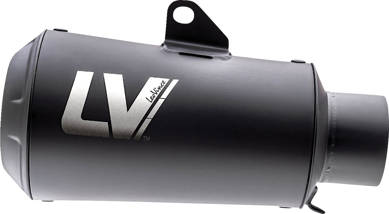 Leo Vince Universal LV-10 Full Black Slip-On Muffler 9746FB
