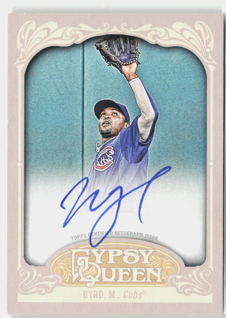 2012 Topps Gypsy Queen #GQA-MB Marlon Byrd Autographs