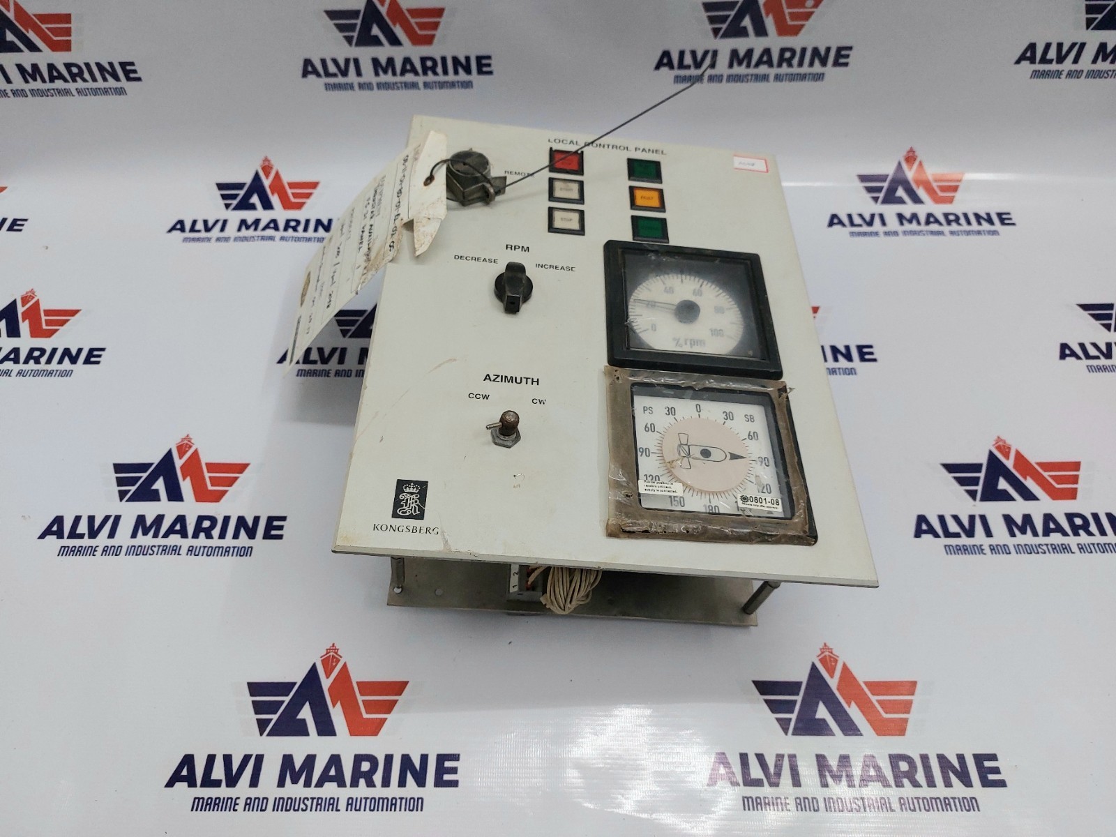 Kongsberg Thruster Auxilary fs 31 Local Control Panel