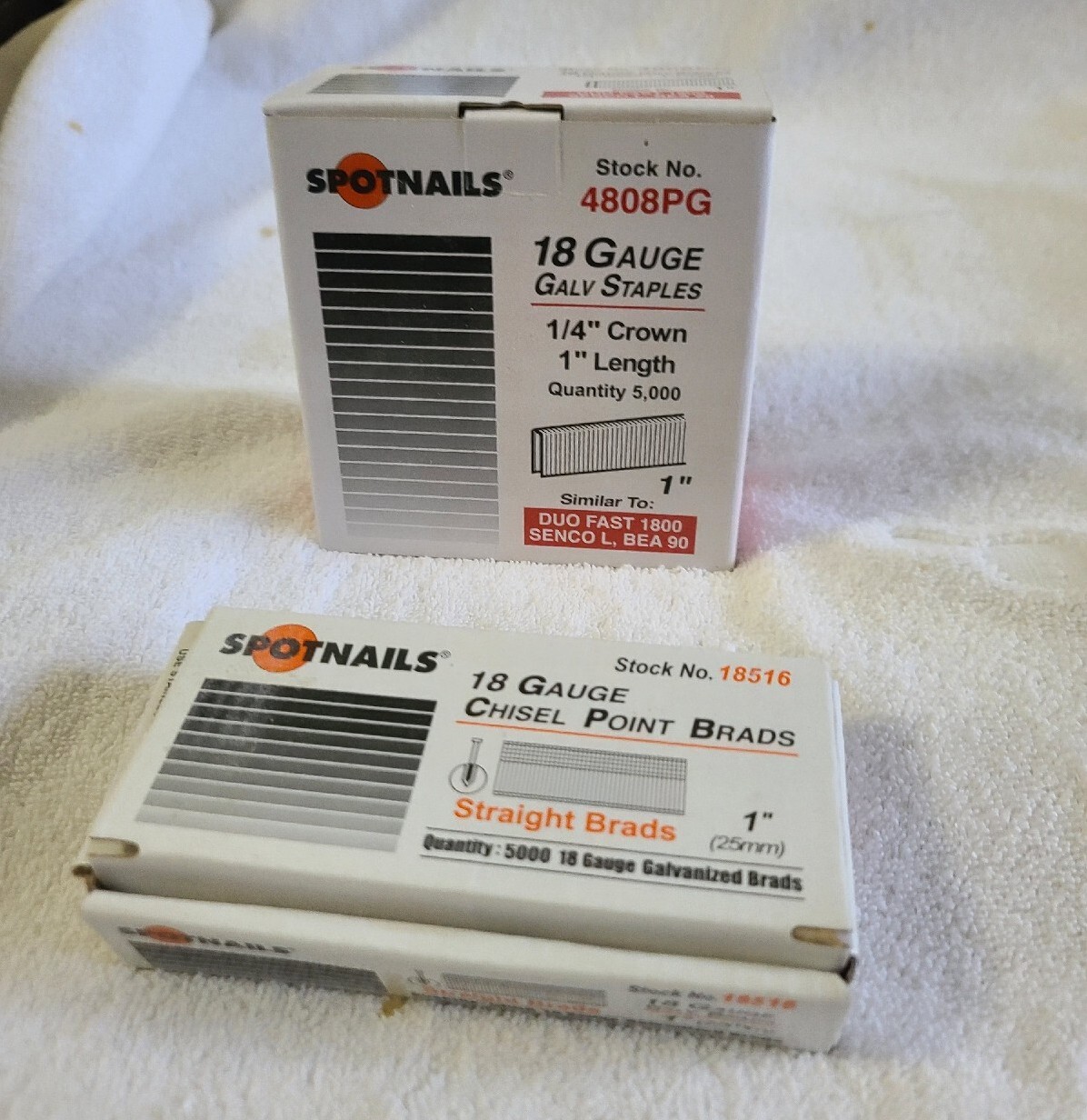 SpotNails 18 Gauge Chisel Point Brads 1\
