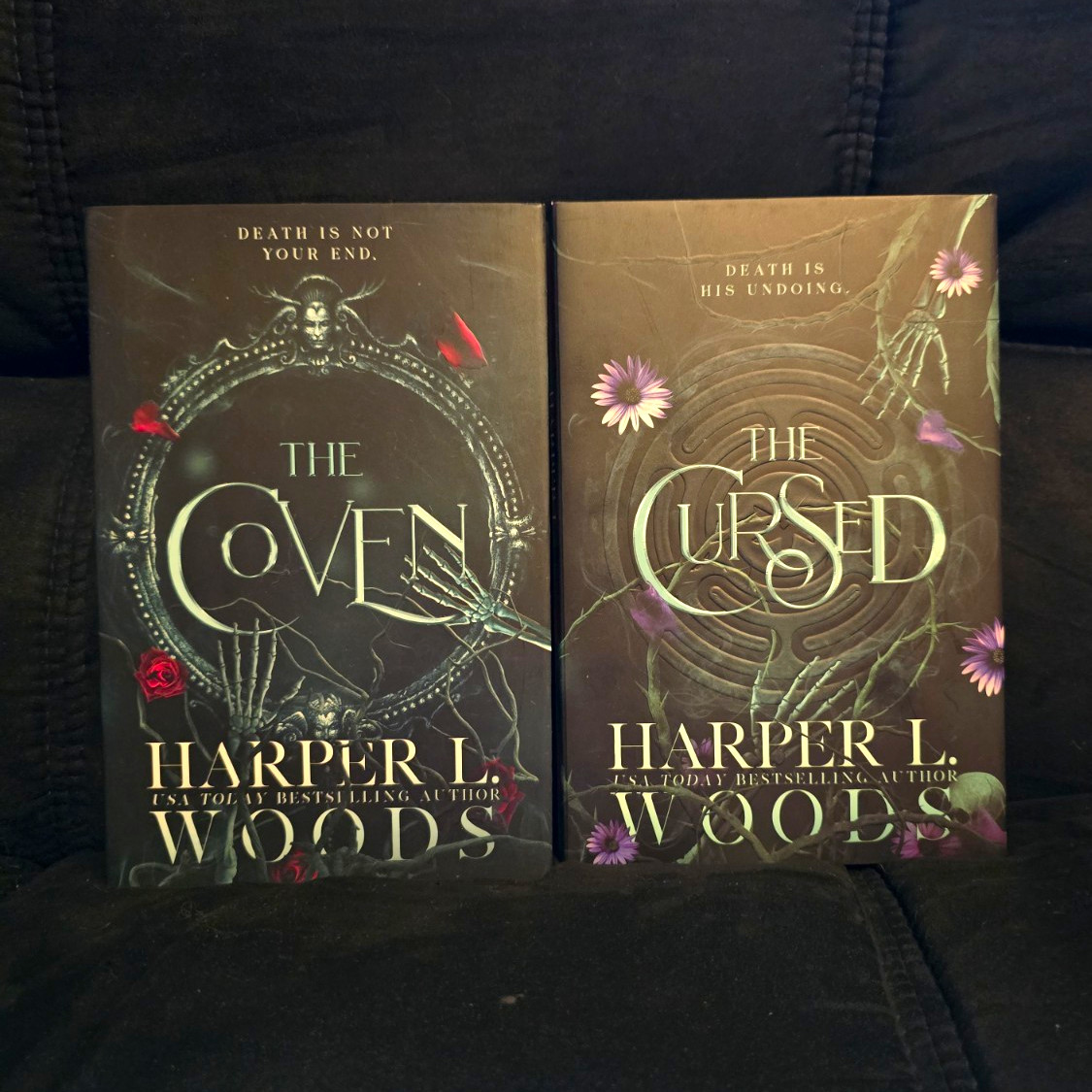 Harper L. Woods The Coven & The Cursed Hard Cover 2-Book Set