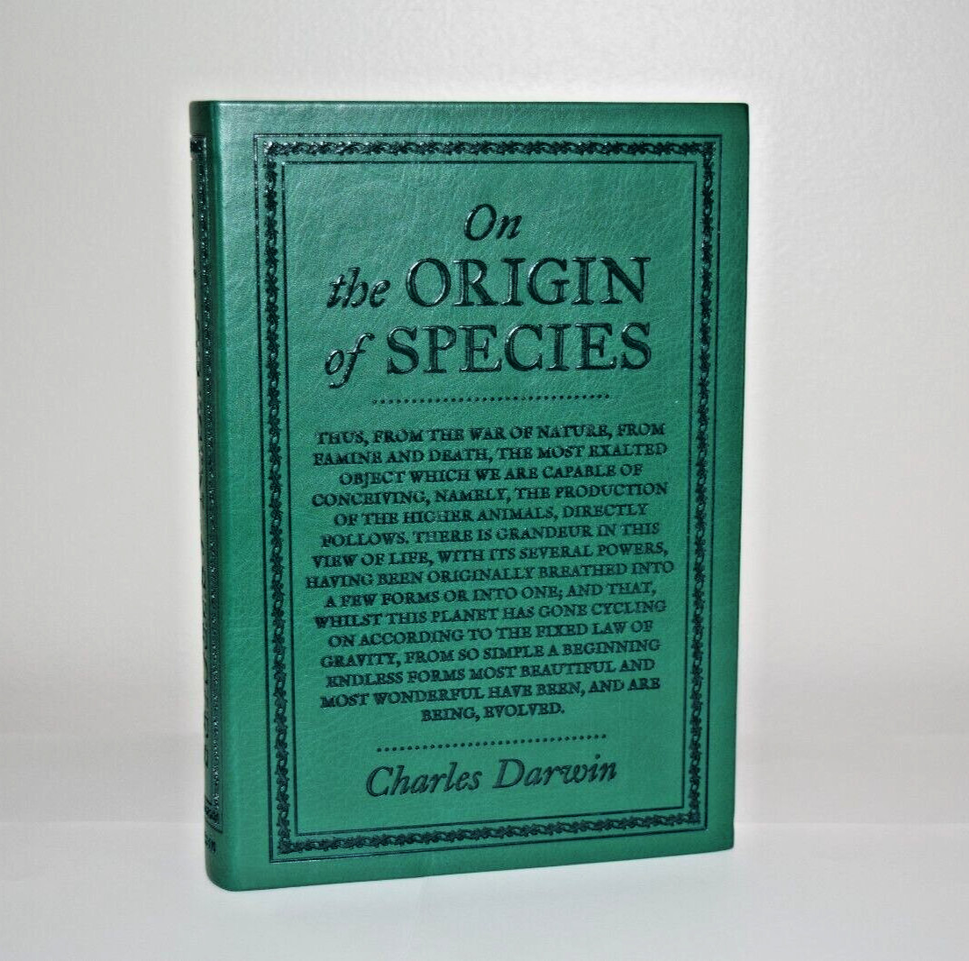 NEW On the Origin of Species  Charles Darwin Leather Feel Softcover