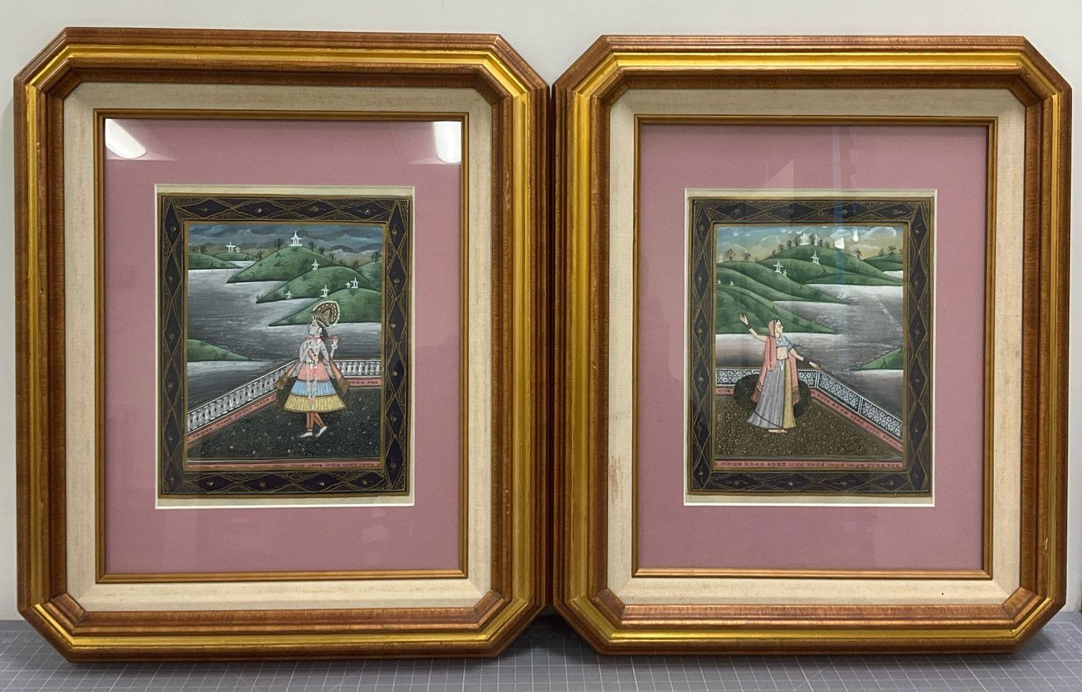 Framed Indian Love Painting Set