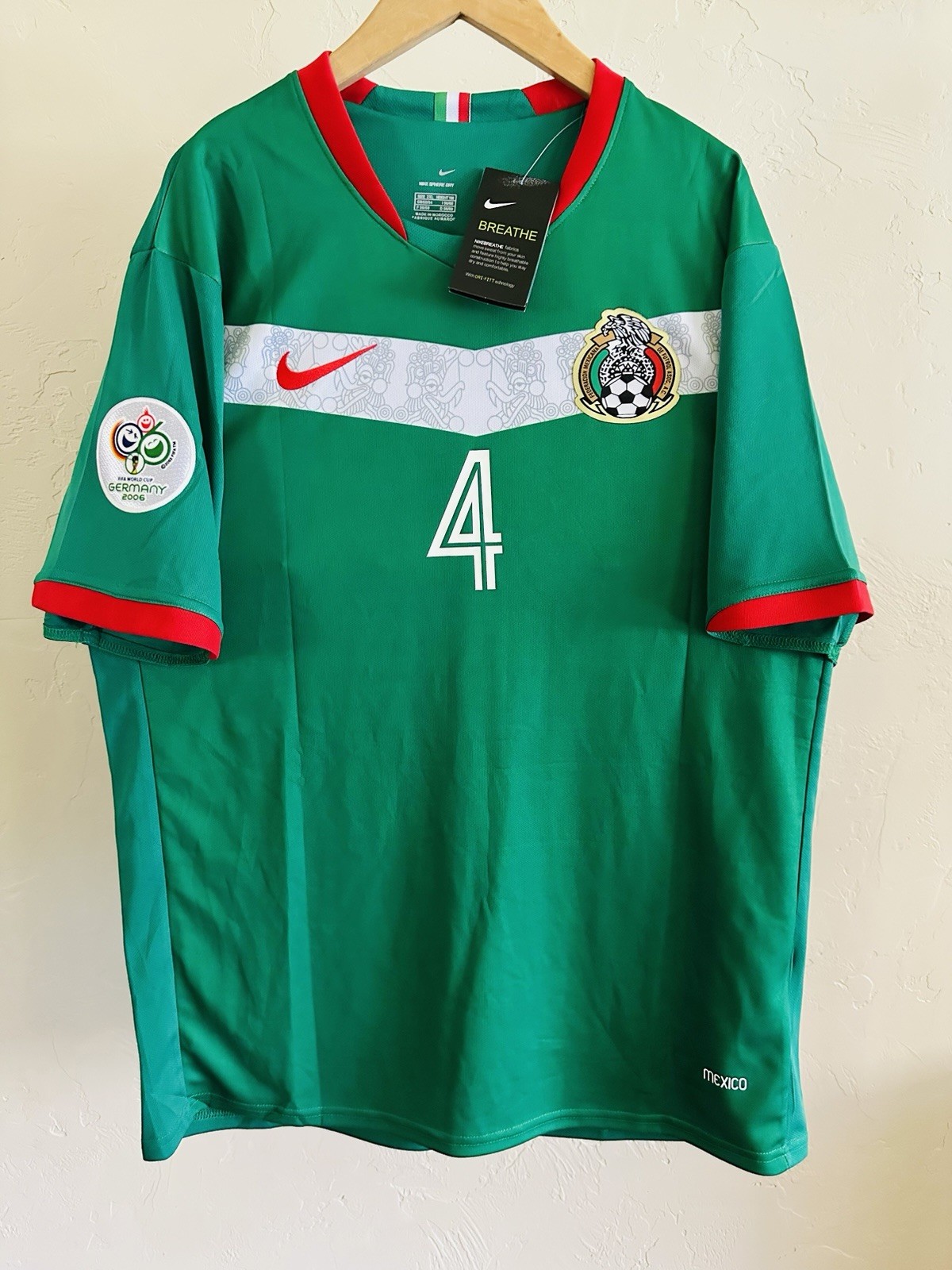 Rafael Márquez México World Cup Germany 2006 Home Kit