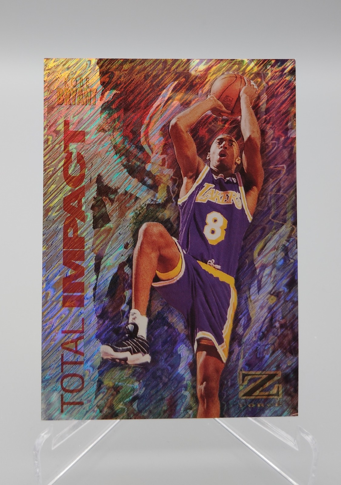 1997-98 SkyBox Z-Force Kobe Bryant Total Impact TI1 Lakers