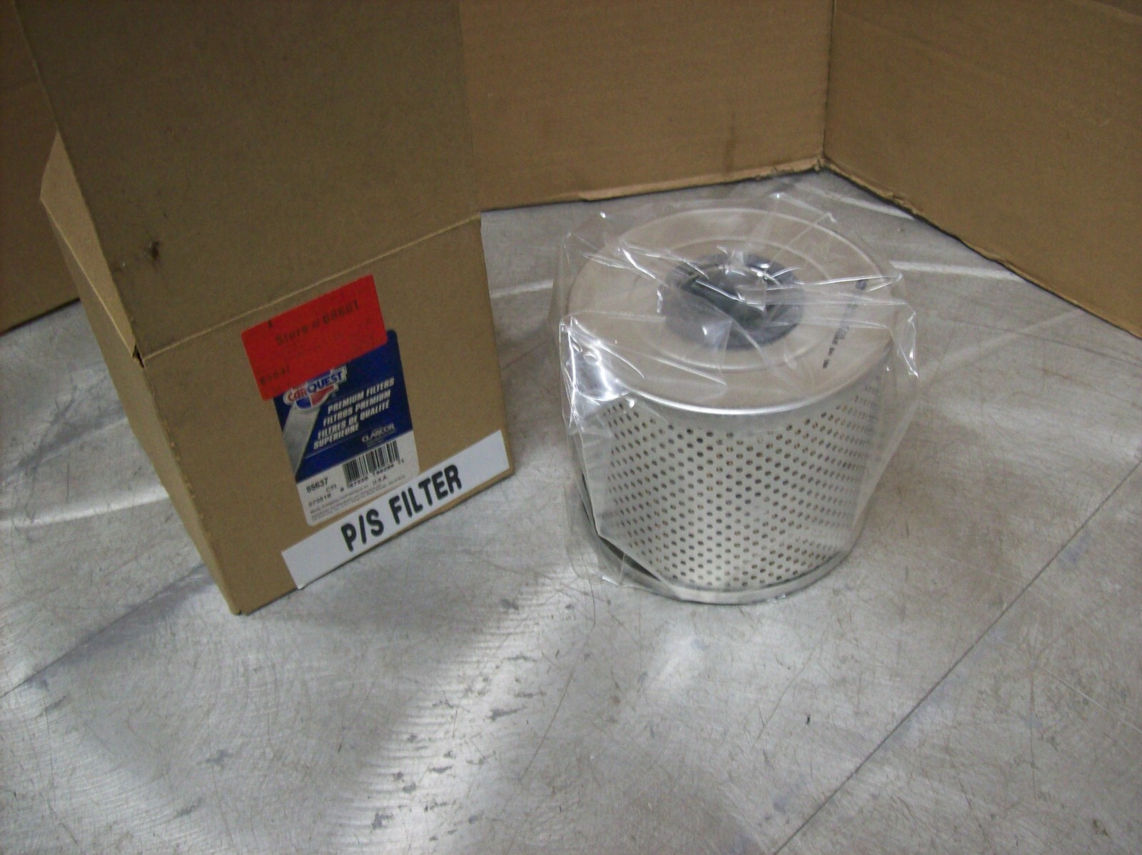 CarQuest Genuine Power Steering Oil Filter 85637