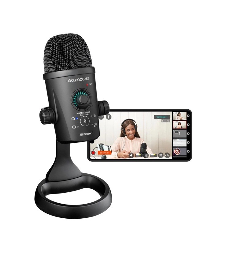 Roland GO:PODCAST Video Podcasting Studio for Smartphones | Livestreaming System Roland GO:PODCAST Video Podcasting Studio for Smartphones | Livestreaming System