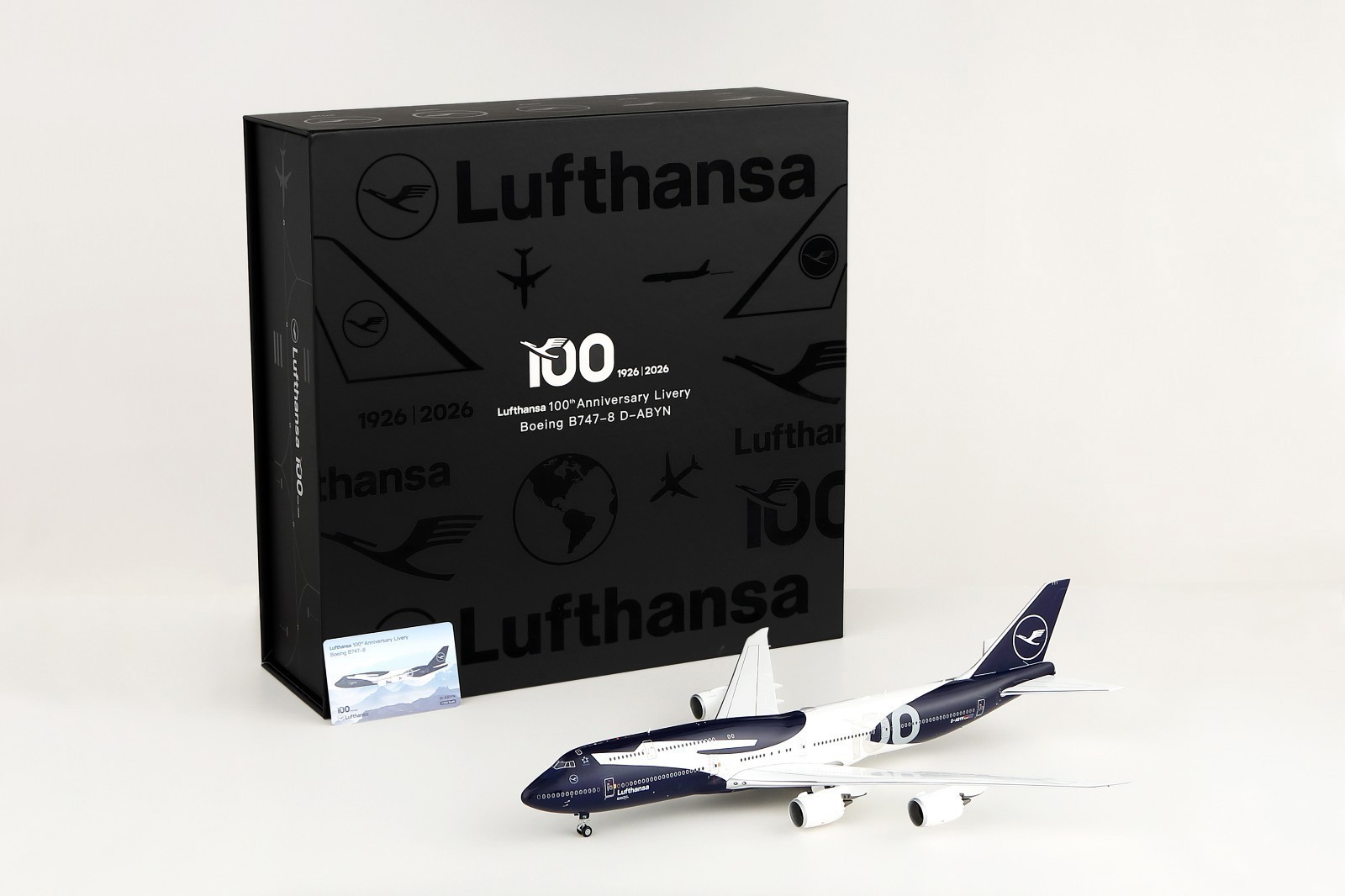 1/200 Lufthansa 747-8 D-ABYN 100th Anniversary Livery SQwings L2355 Model