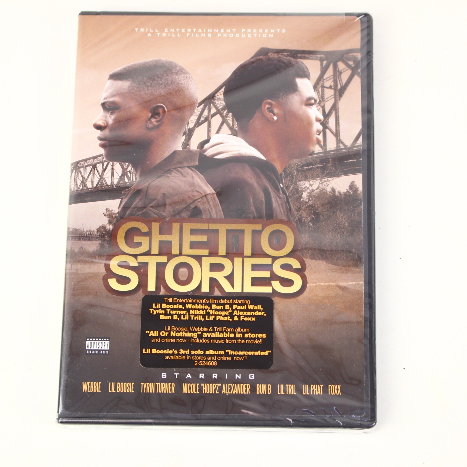 Ghetto Stories: The Movie DVD Lil Boosie Webbie & Trill NEW & FACTORY SEALED