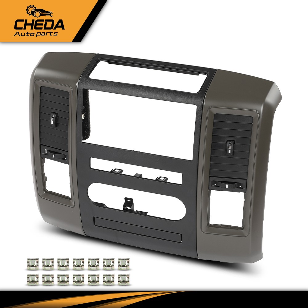 Radio Dashboard Bezel Dash Trim Panel NEW Fit For 2009-2012 Dodge Ram 1500 2500