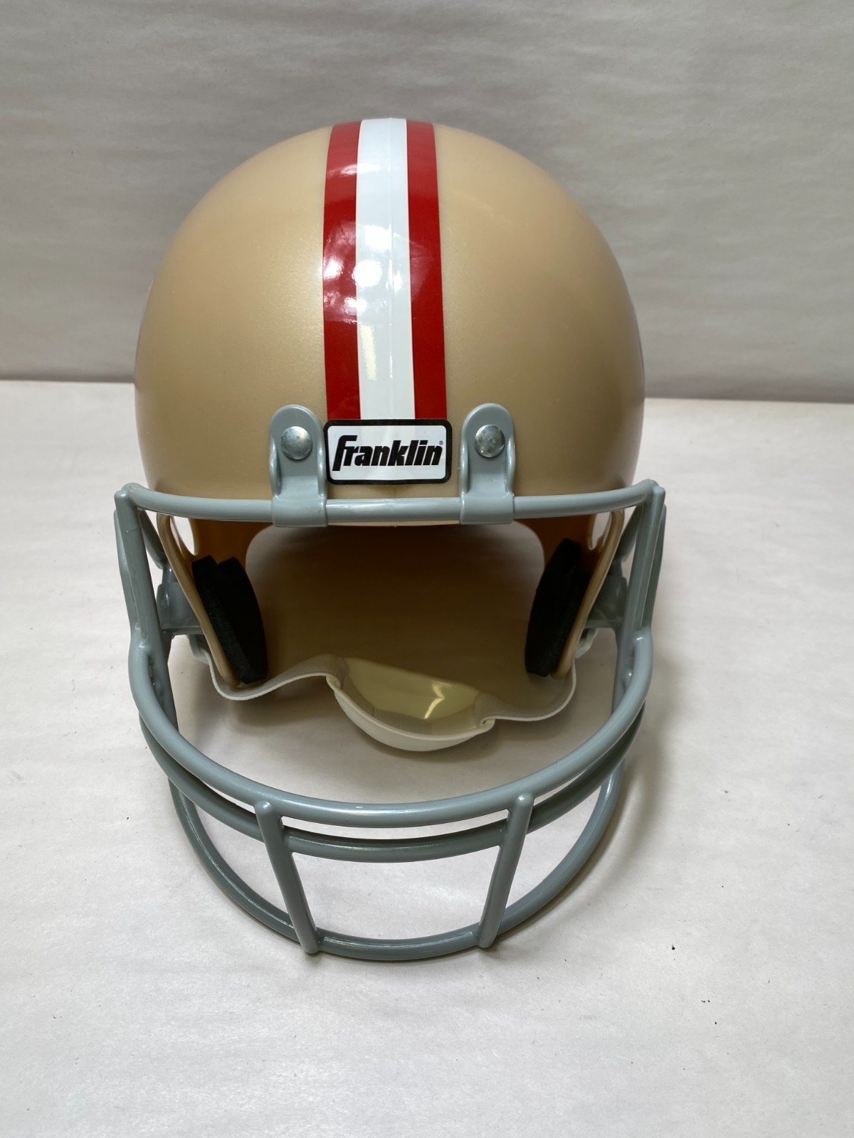 Vintage Franklin San Francisco 49ers NFL Youth Replica Helmet Gold SF Football Vintage Franklin San Francisco 49ers NFL Youth Replica Helmet Gold SF Football
