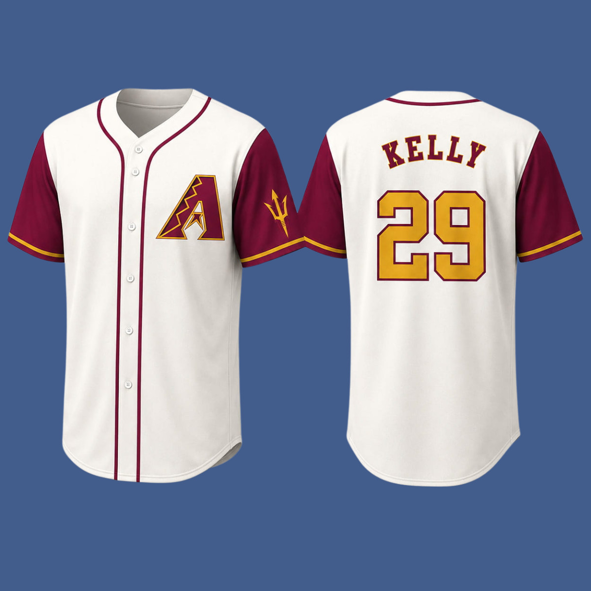 HOT ITEM 2026 Diamondbacks ASU Merrill Kelly Jersey Giveaway All Size Fan Gift