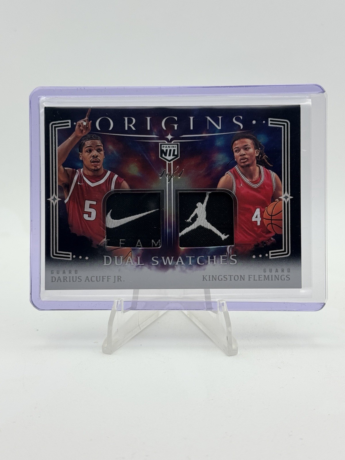 2025-26 Panini Origins Dual Swatch Darius Acuff/Kingston Flemings 1/1 🔥🔥 2025-26 Panini Origins Dual Swatch Darius Acuff/Kingston Flemings 1/1 🔥🔥