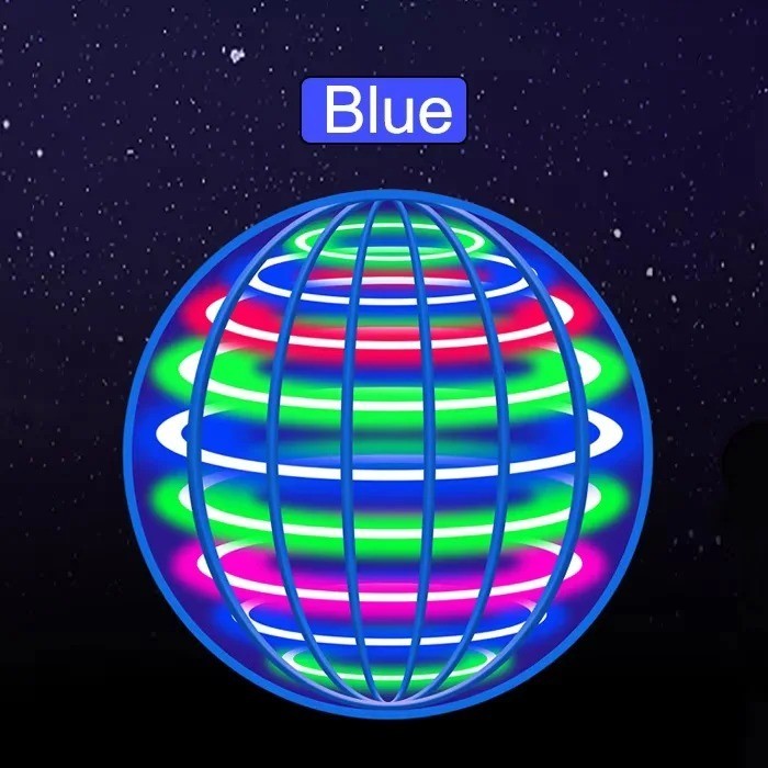 Flying UFO Ball Toy with LED Lights, Automatic Spin, Magic Floating Fun Gift
