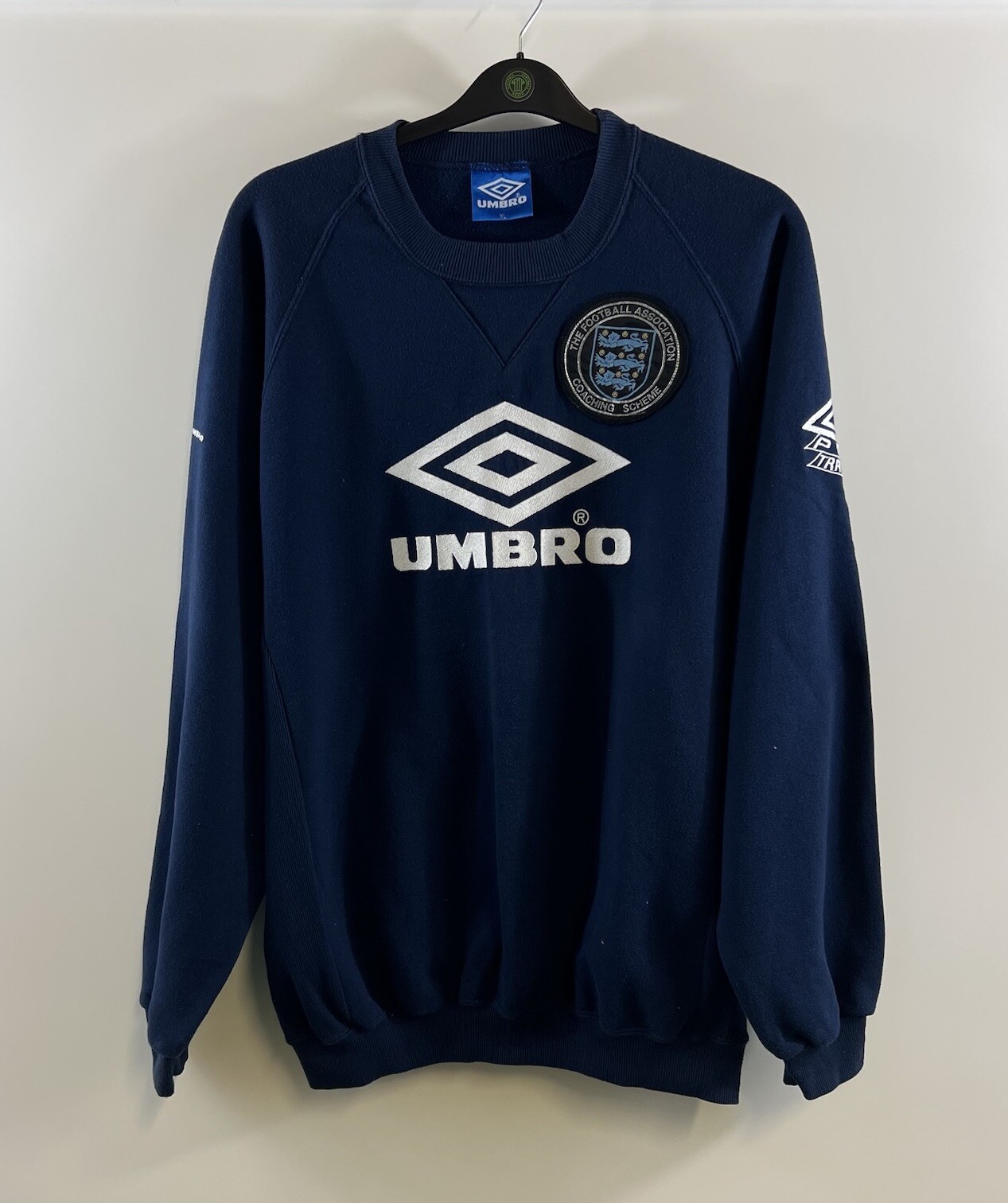 England FA Coaching Scheme Football Sweatshirt 1990’s Adults XL Umbro B973 England FA Coaching Scheme Football Sweatshirt 1990’s Adults XL Umbro B973