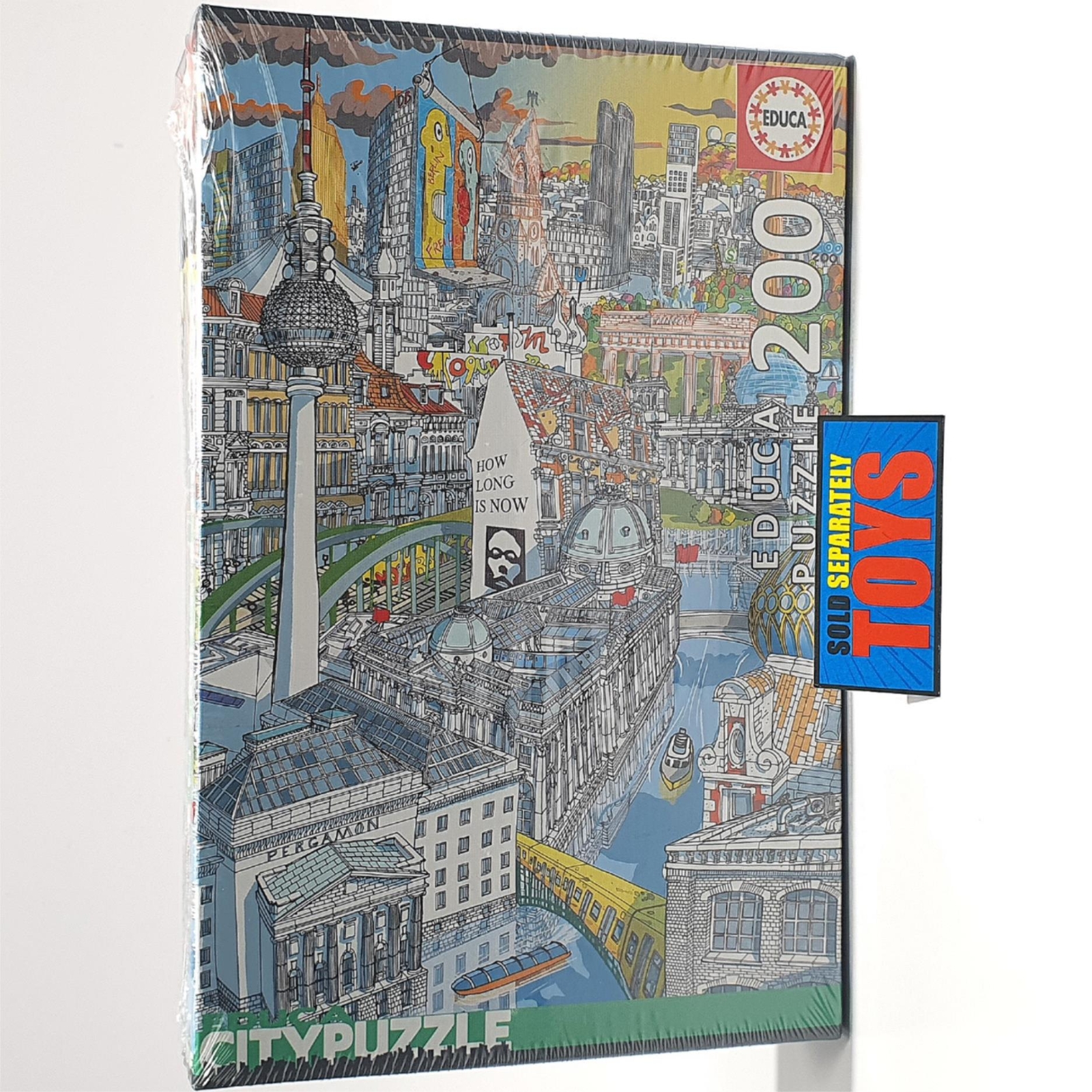 BERLIN city Jigsaw Puzzle Carlo Stanga 200 piece tile Reichstag Television Tower