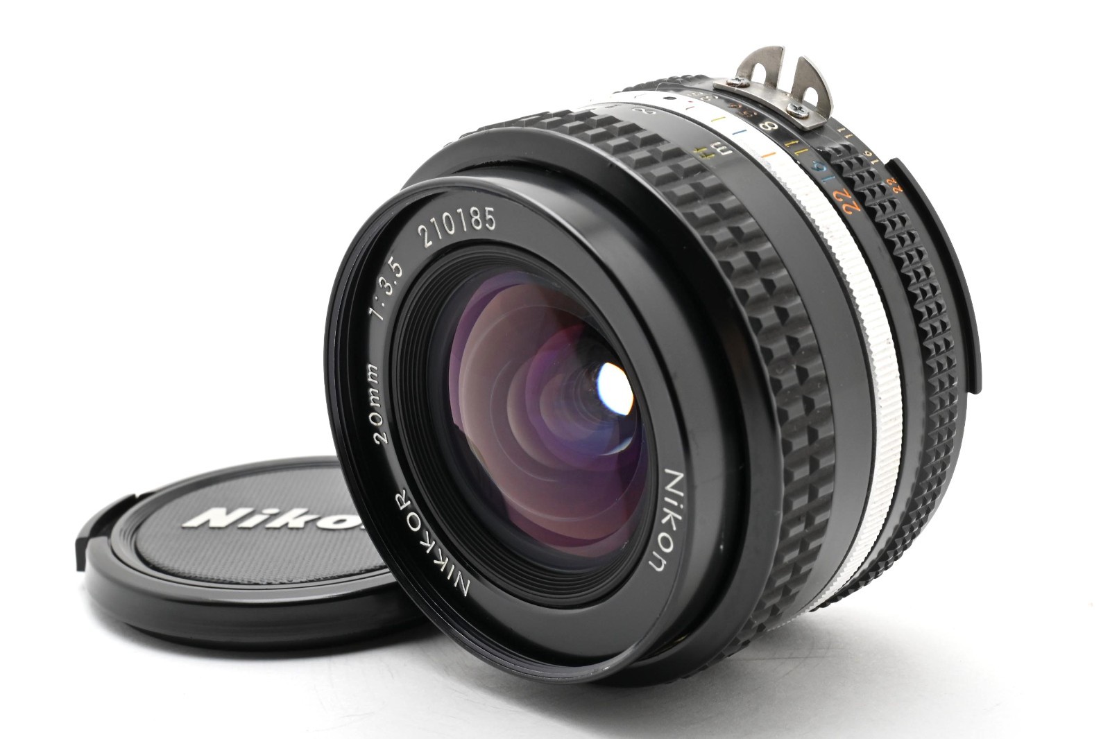 [Exc+4] Nikon AI-S AIS Nikkor 20mm f/3.5 Wide Angle MF Lens From JAPAN 8242B