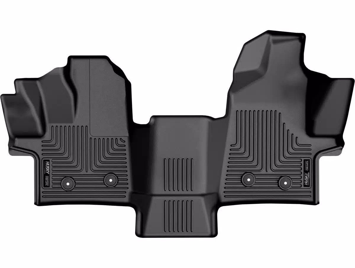 Husky WeatherBeater Front Floor Liner 1pc Fits 2022-2026 Ford Transit Black