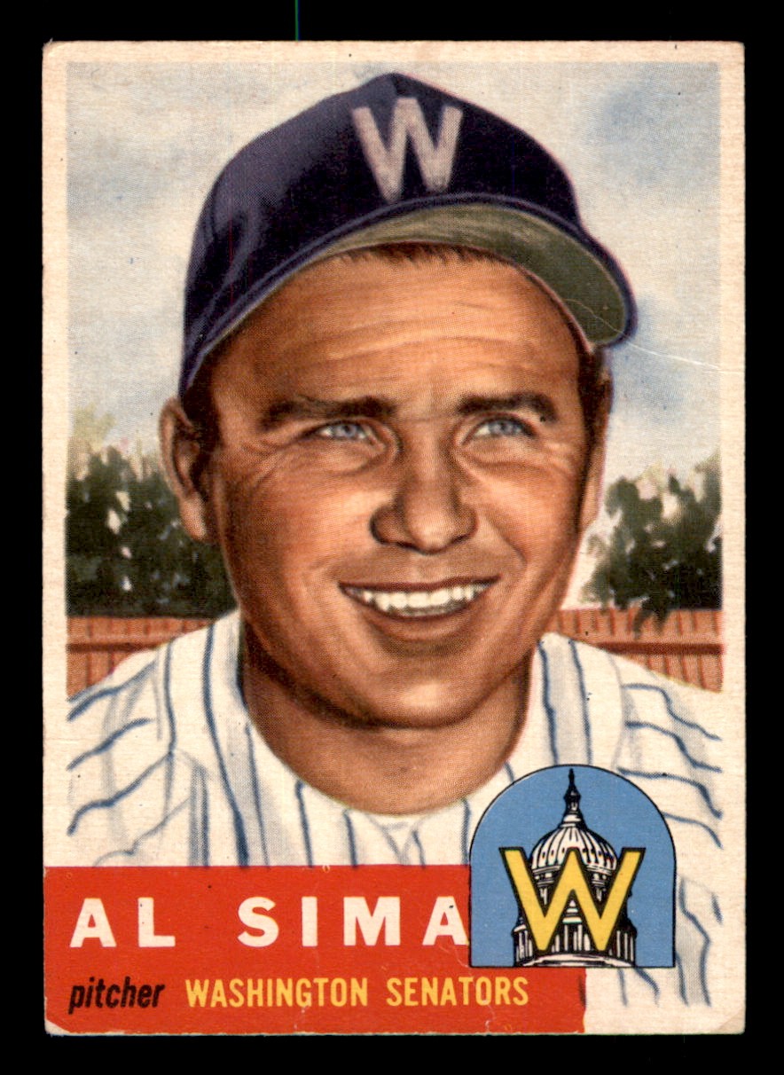 1953 Topps - Al Sima #241 PR (Crease) *v1