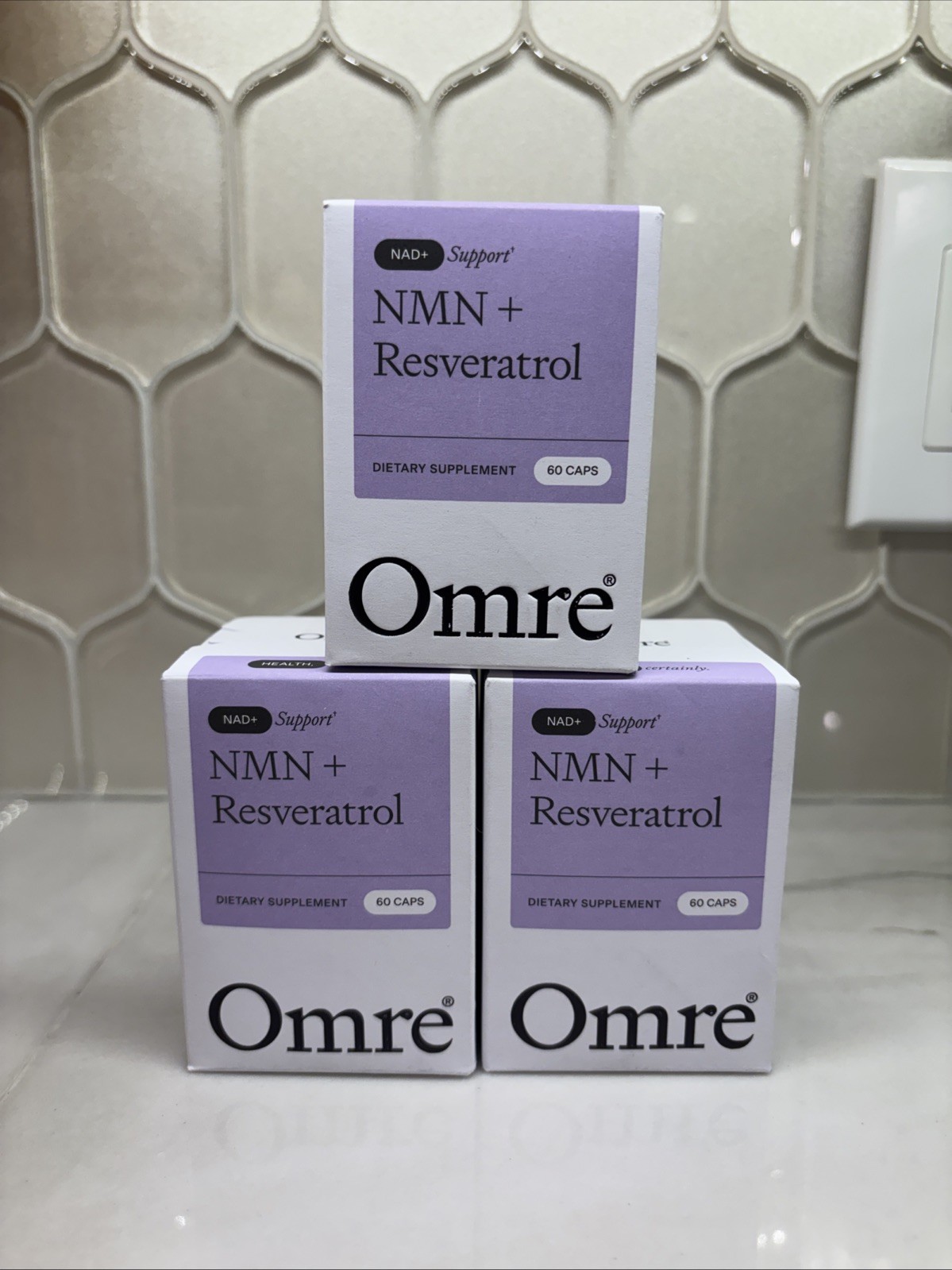 Omre NAD+ Support Capsules 60 Count 3 PACK