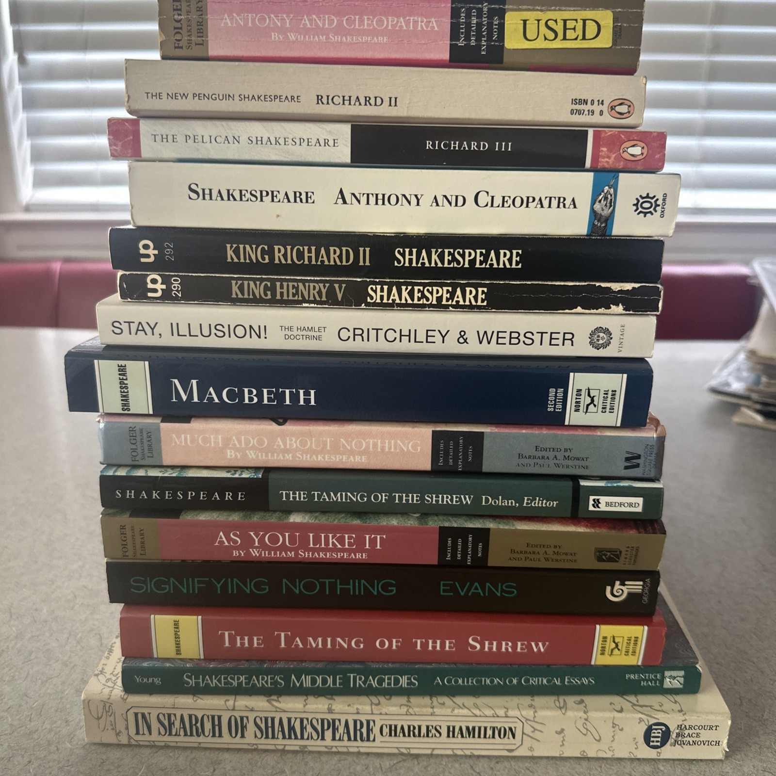 Rare Shakespeare Mega Lot – 15 Volumes of Plays, Critical Essays & Rare Editions