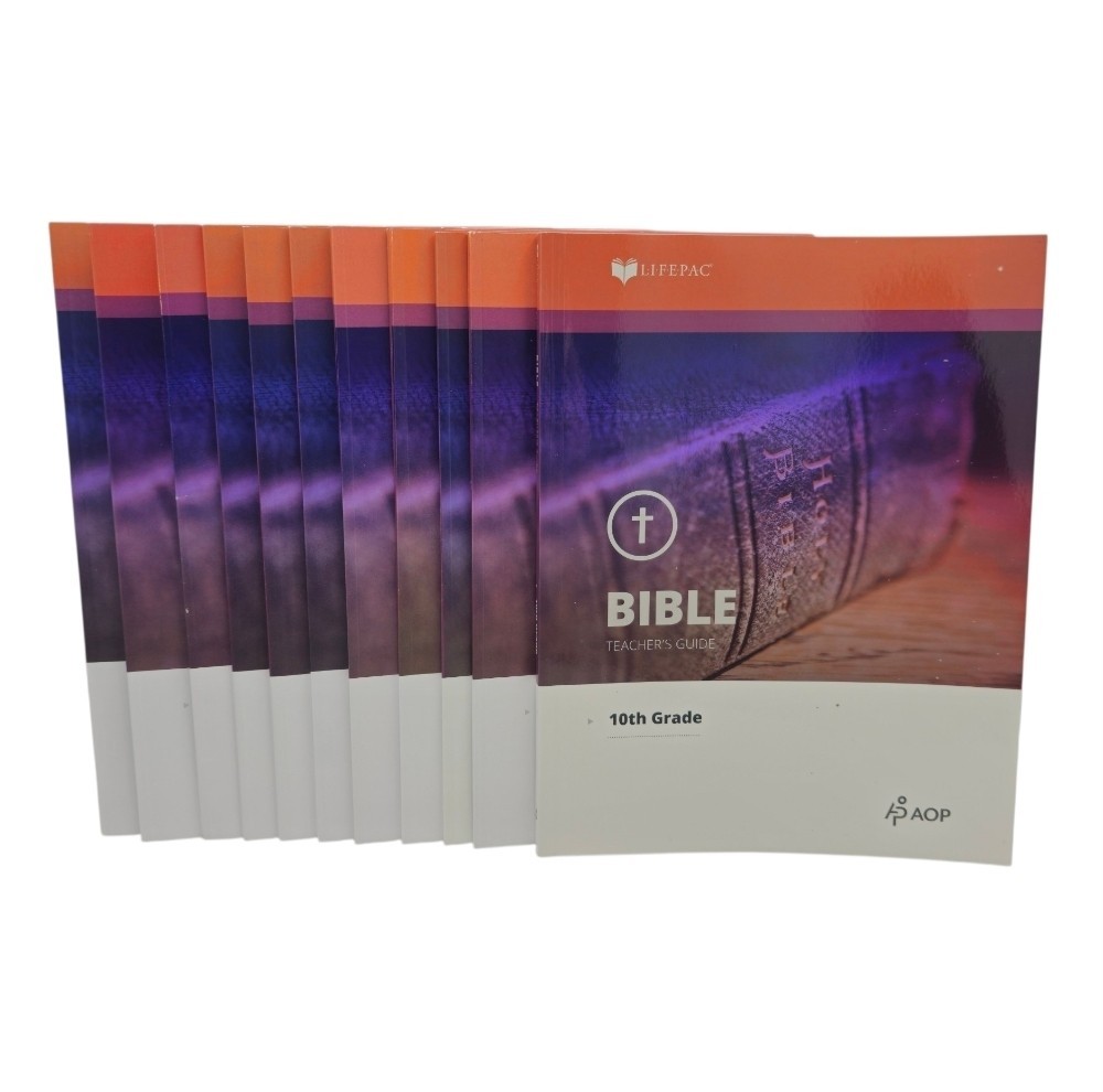 LIFEPAC Bible 10th Grade Old Testament Survey Complete Set 1-10 Teacher Guide