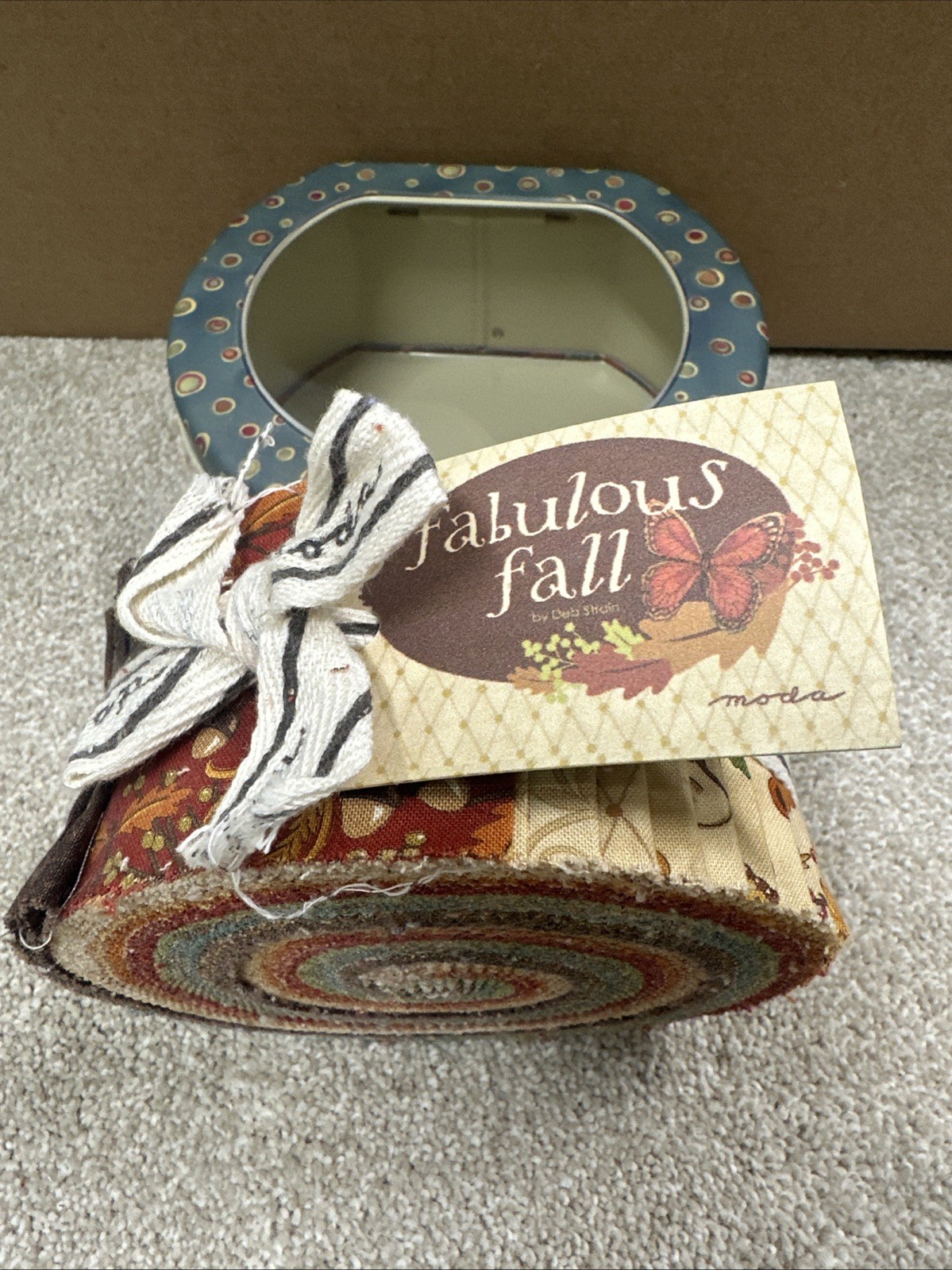 Fabulous Fall Jelly Roll by designer Deb Strain for Moda Fabrics Retired Fabric