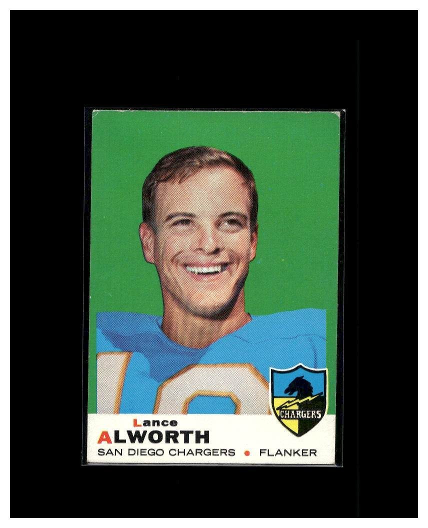 1969 Topps - Lance Alworth #69 VG-EX