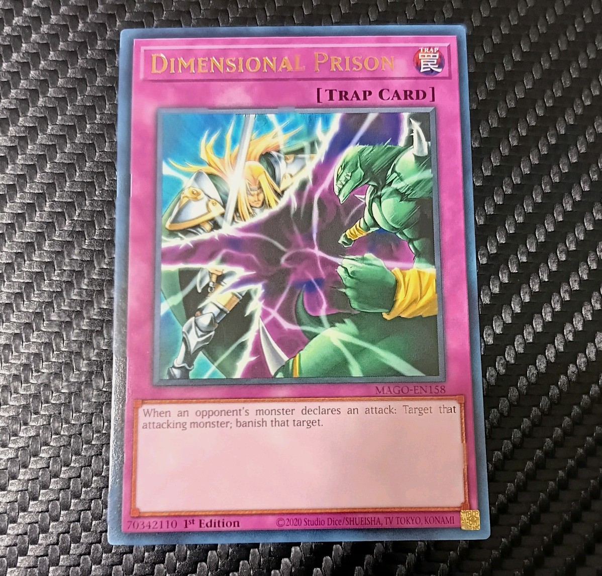 Yugioh Dimensional Prison 1st Edition Rare MAGO-EN158 NM Yugioh Dimensional Prison 1st Edition Rare MAGO-EN158 NM
