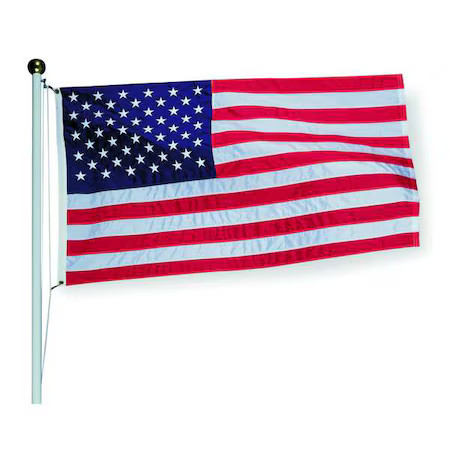 Annin Flagmakers 2710 3 Ft X 5 Ft Usa Flag, Polyester, Outdoor Use Annin Flagmakers 2710 3 Ft X 5 Ft Usa Flag, Polyester, Outdoor Use