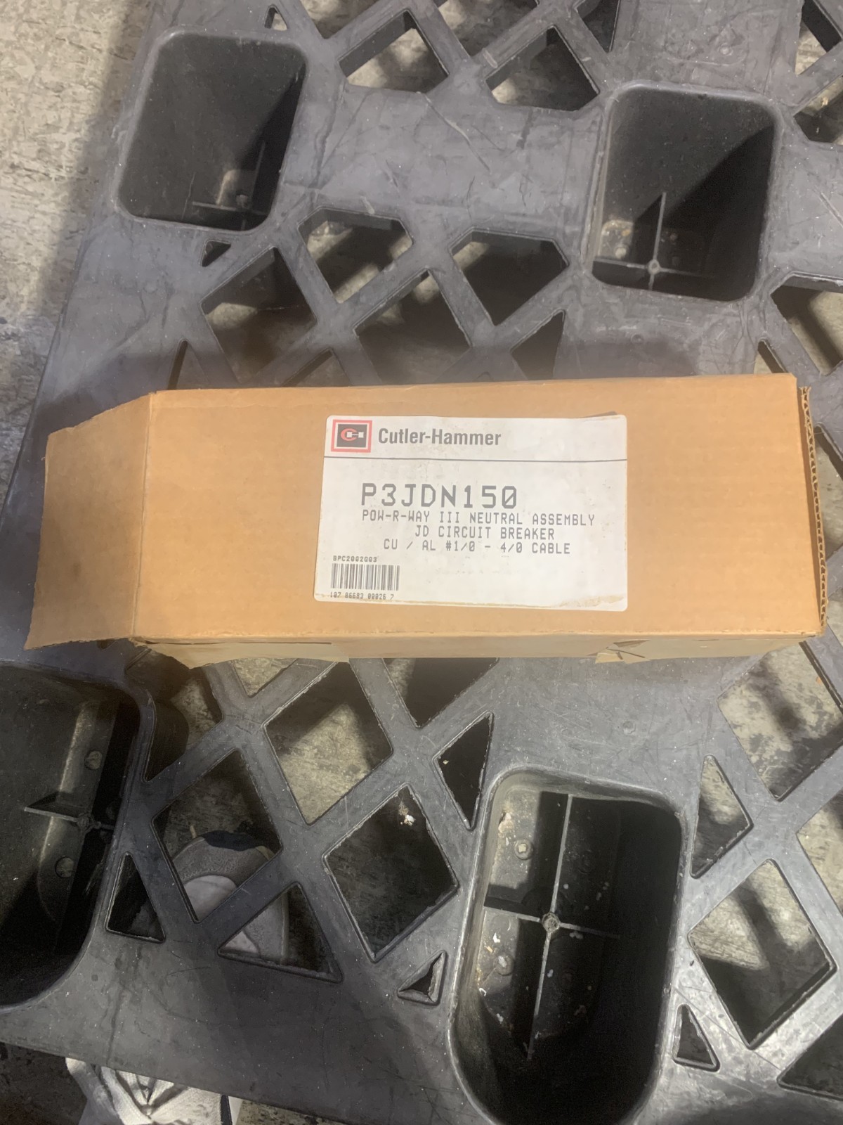 Cutler Hammer P3JDN150 POW-R-WAY III Neutral Assembly, Bus Plug Kit, 150A