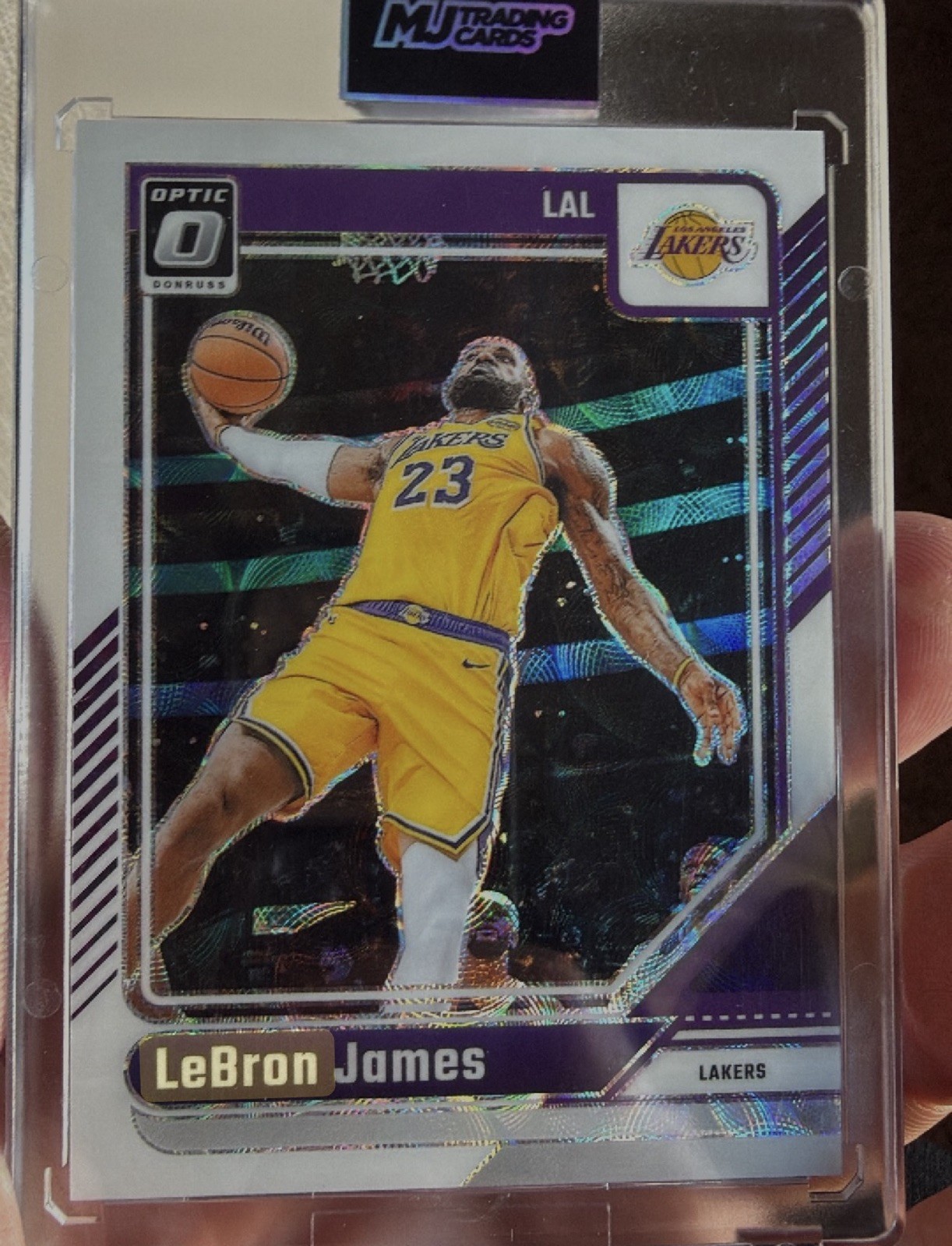 2024-25 Panini Donruss Optic LeBron James #148 White Choice Prizm Lakers /15 2024-25 Panini Donruss Optic LeBron James #148 White Choice Prizm Lakers /15