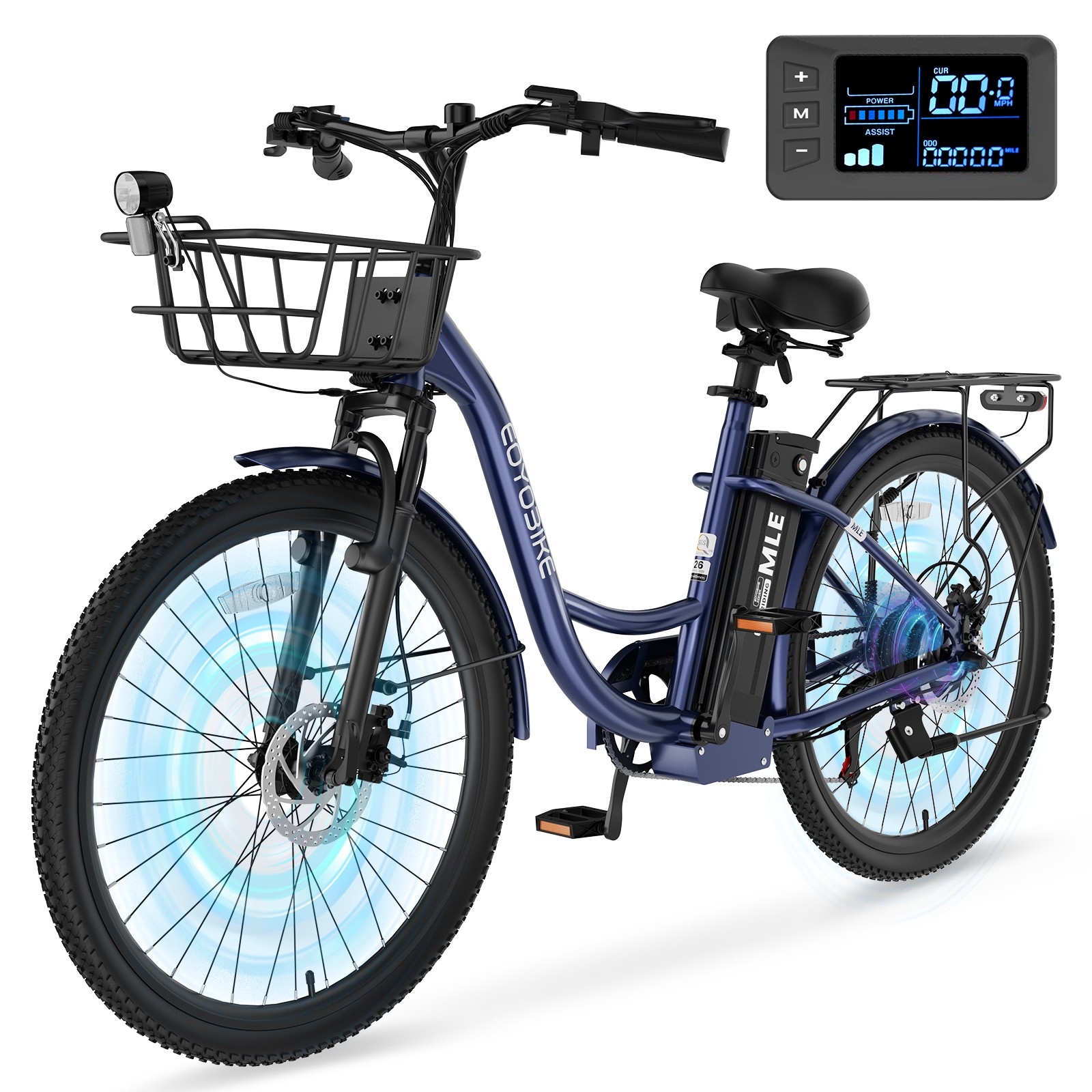 NAIZEA  Adults Electric Bike 700W Peak Power Commuter Ebike & 36V 10.4Ah Battery