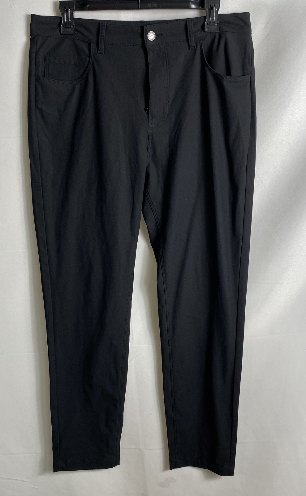 Fabletics Men\'s The Don 5-Pocket Pant Black Slim Fit NWT Sz 32x30