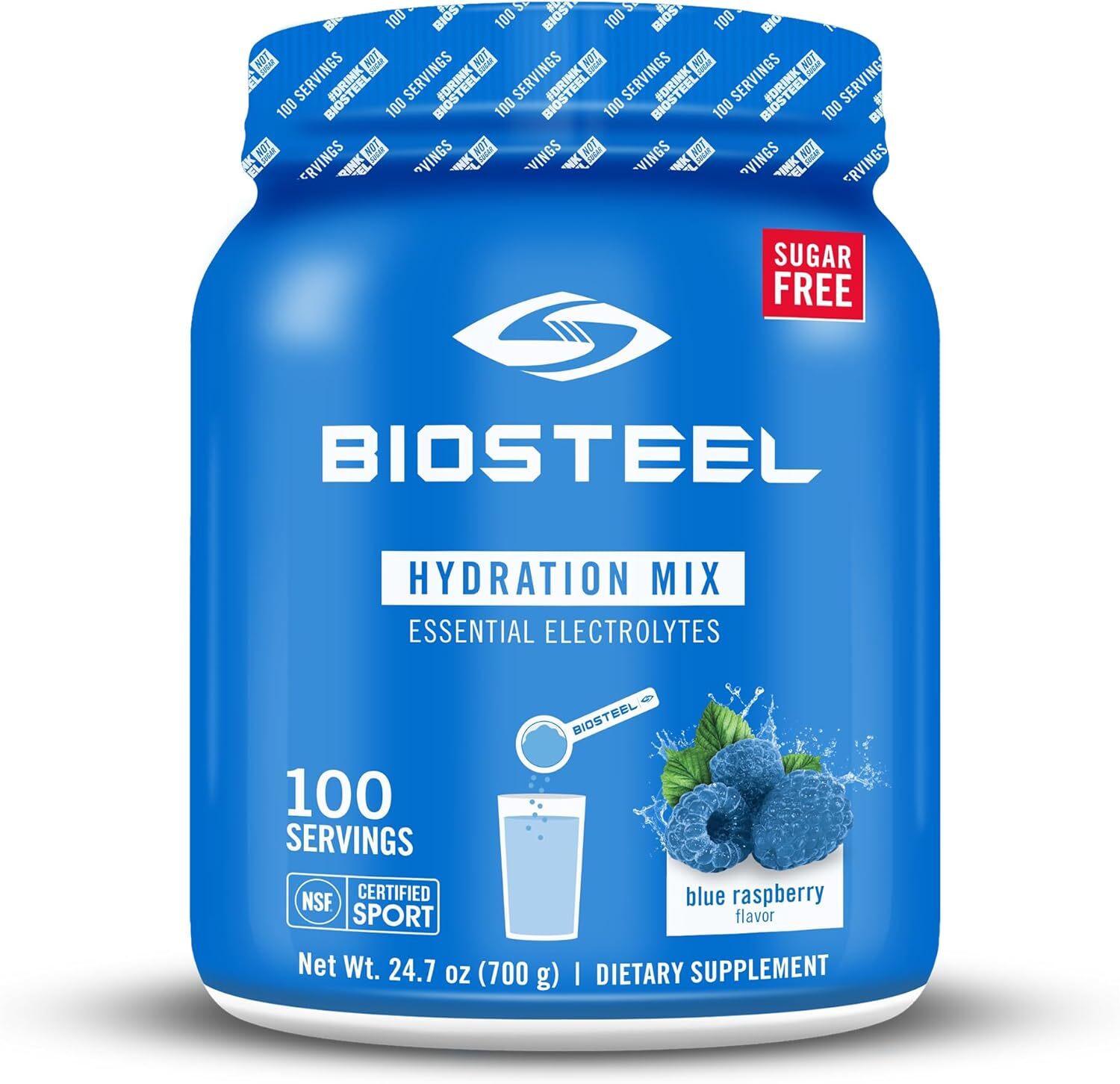 Biosteel Hydration Mix Sport Drink Powder Sugar Free Essential Electrolyte
