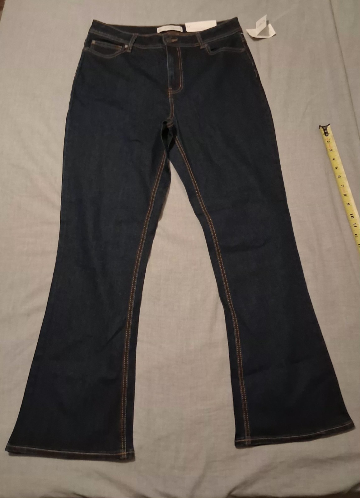 NWT EST 1946 Women’s Denim Jeans Size 14 Whiskered 5-Pocket Cotton Blend Bootcut NWT EST 1946 Women’s Denim Jeans Size 14 Whiskered 5-Pocket Cotton Blend Bootcut