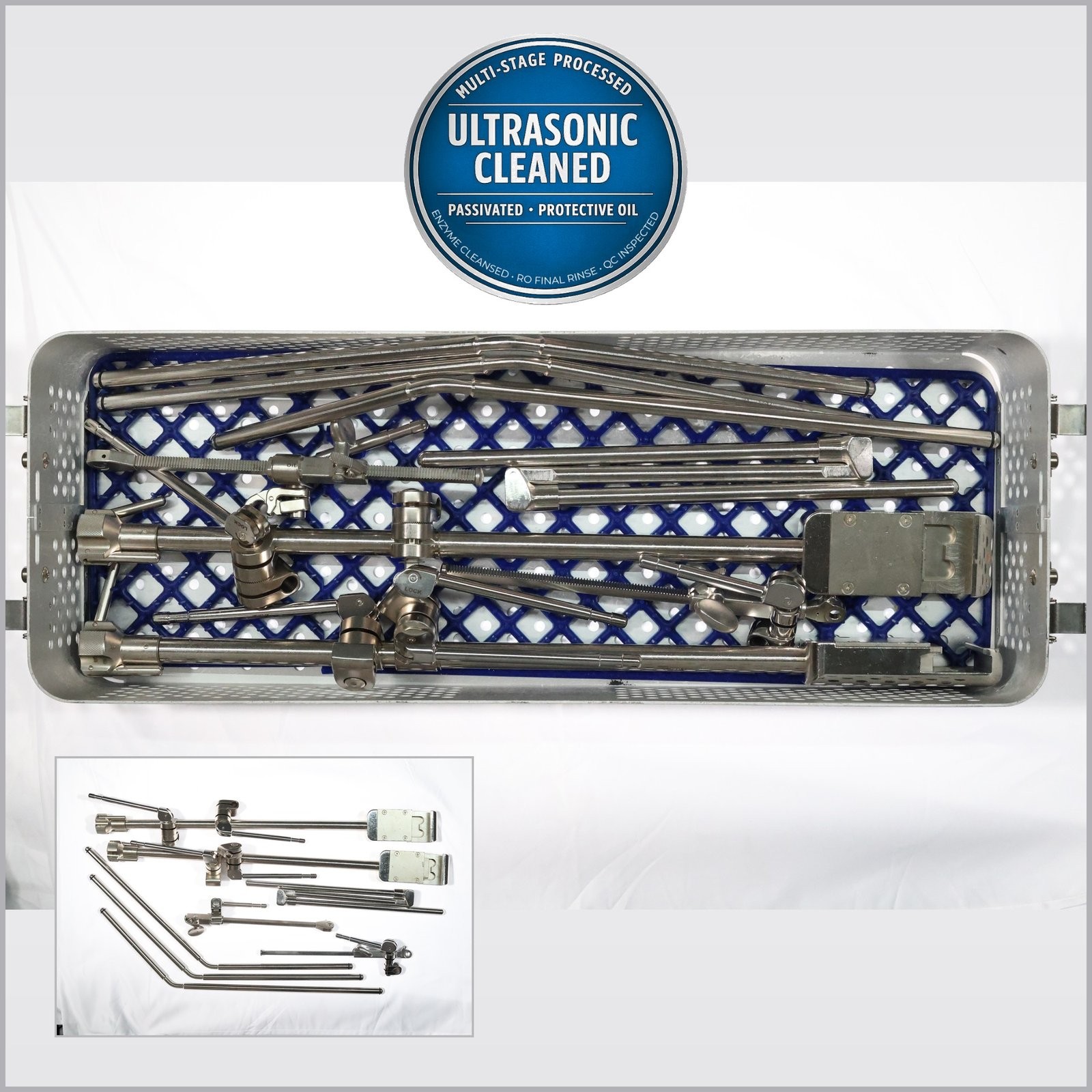 Thompson Surgical Retractor Set With Thompson Retractor Case