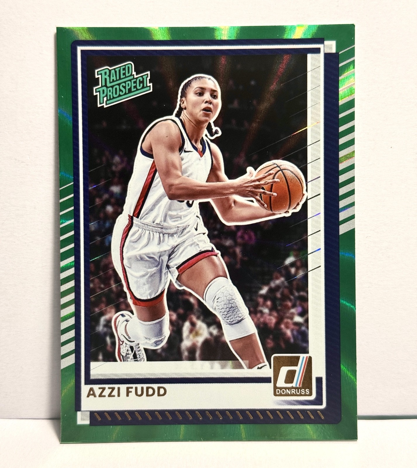 2025-26 Panini Donruss - Azzi Fudd #87 Holo Green Laser (RC) 2025-26 Panini Donruss - Azzi Fudd #87 Holo Green Laser (RC)