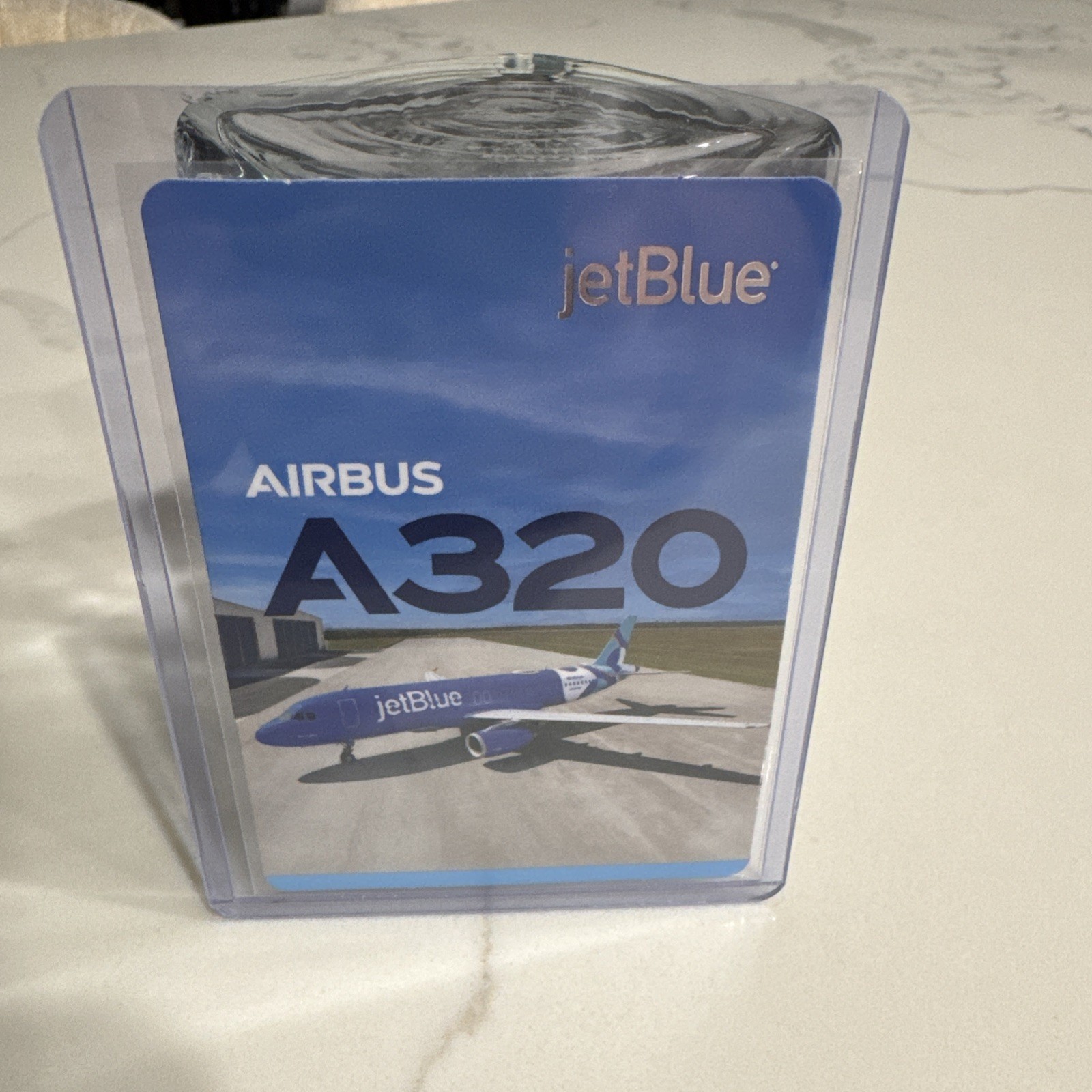 JETBLUE AIRLINES AIRBUS 320 TRADING CARD JETBLUE AIRLINES AIRBUS 320 TRADING CARD