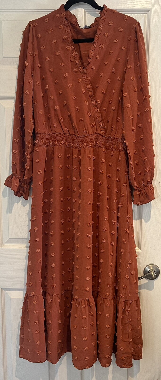 Women\'s Sienna Maxi Dress Long Sleeves Size XL