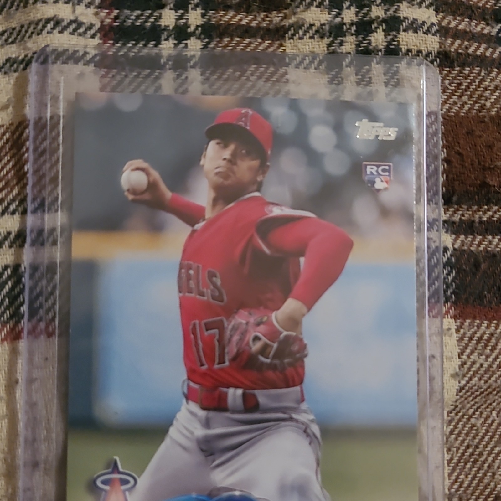 Topps 2018 Update Series Shohei Ohtani RC #US1 Pitching Red Jersey Angels