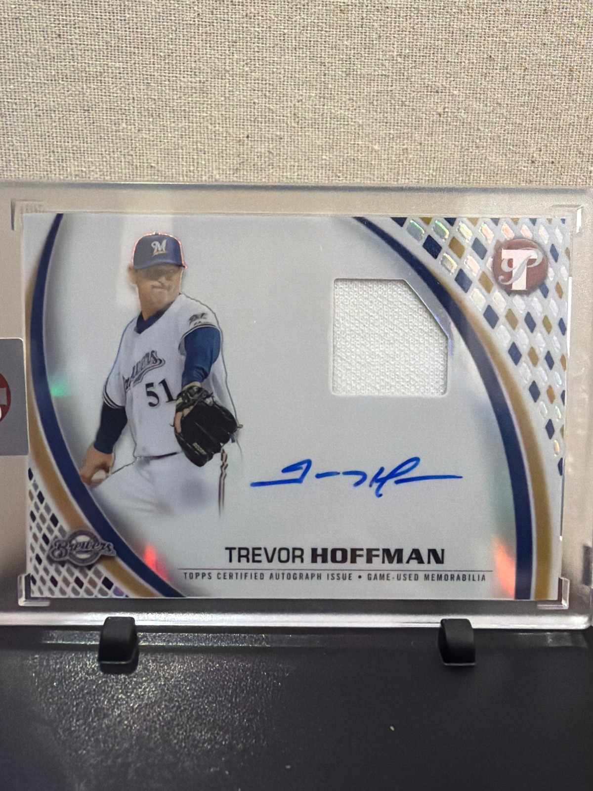 2026 Topps Pristine #PPAR-TH Trevor Hoffman Pristine Pieces Autographed Relics