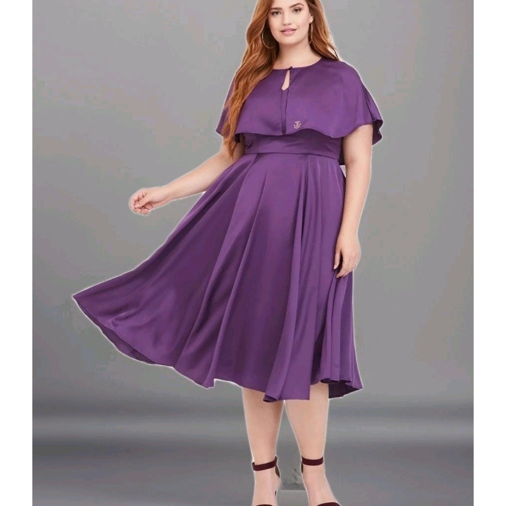 Torrid Fantastic Beasts Leta Lestrange Purple Cape Dress Crimes of Grindelwald