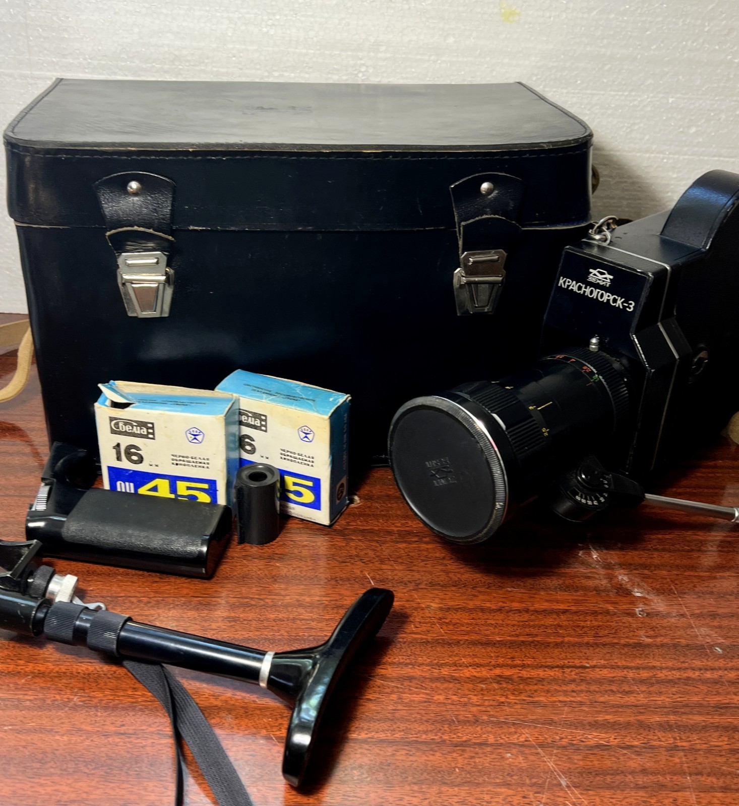🎥 Krasnogorsk-3 K-3 16mm Cine Camera + Meteor 5-1 f/1.9 Lens SERVICED USSR KMZ