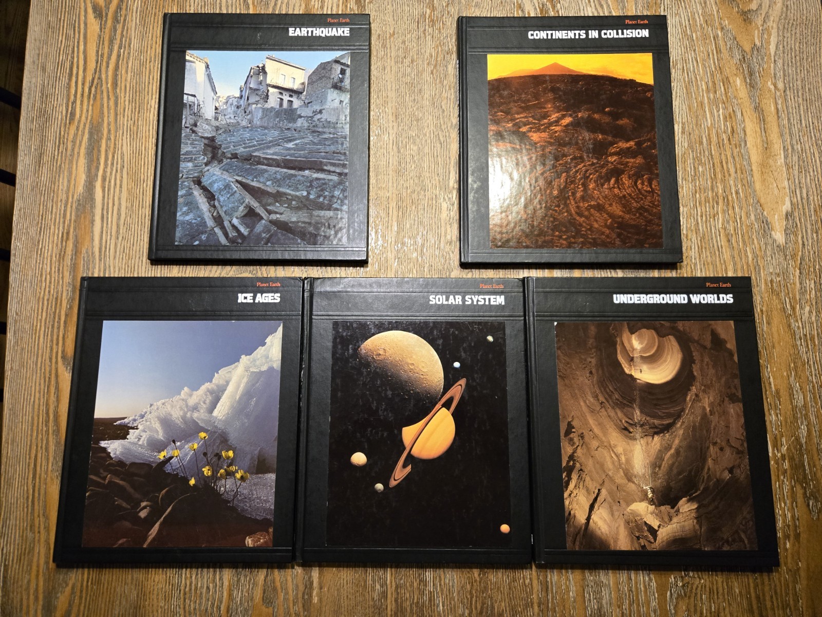 Vintage Time Life PLANET EARTH Books Lot Of 5 Hard Cover 80s Solar System IceAge