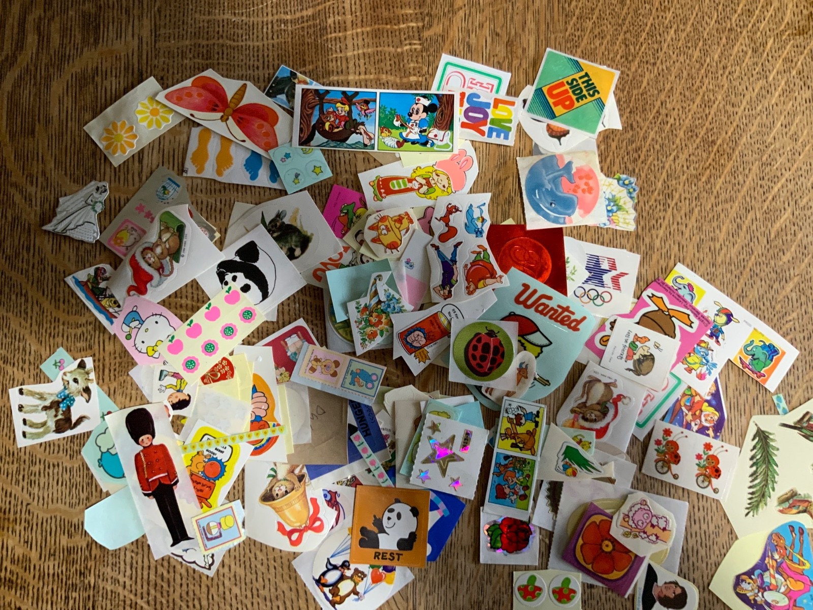 VINTAGE 1980S GRAB BAG STICKERS 