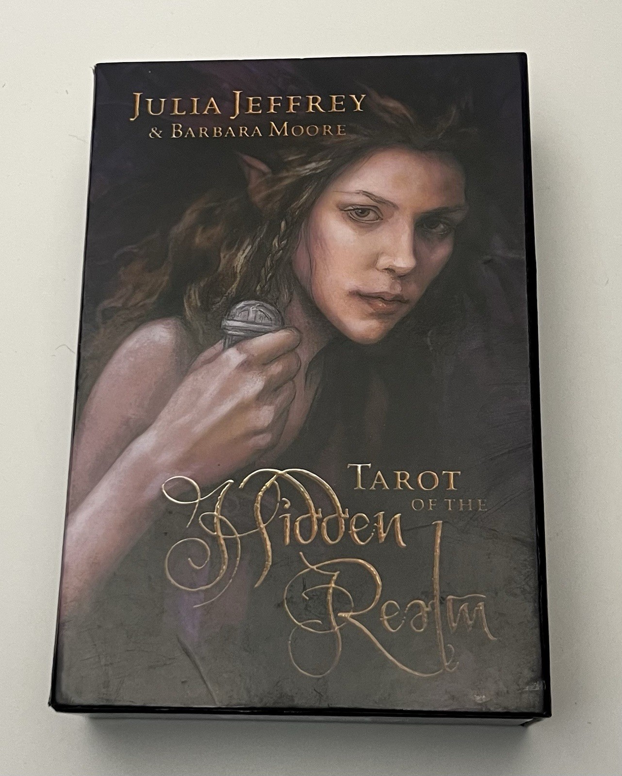 Tarot of the Hidden Realm Complete Deck & Guidebook Julia Jeffrey OOP