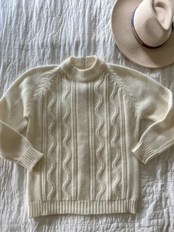 Vintage 60s/70s Sears Knit Pullover Sweater Retro Mod