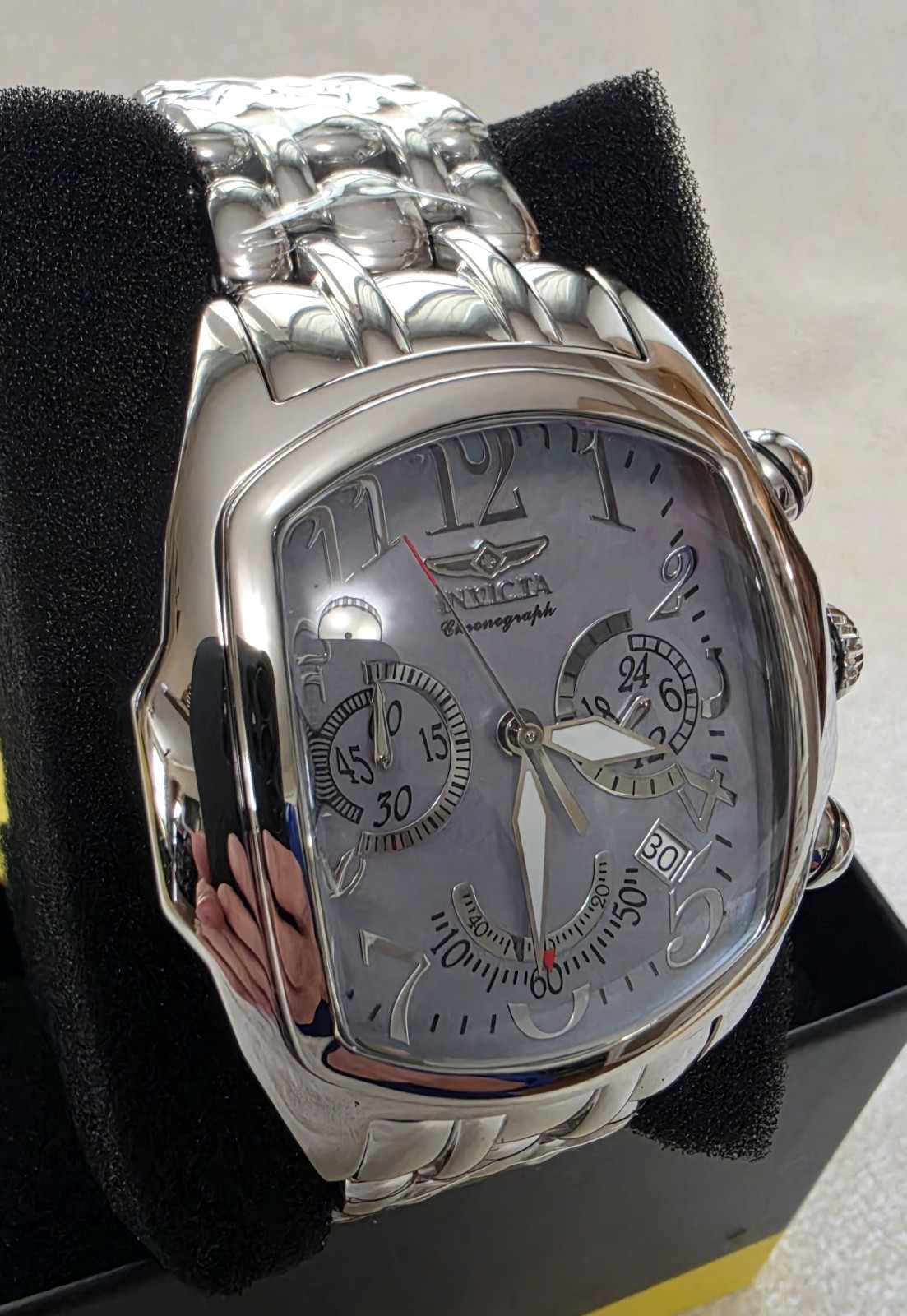 Invicta Lupah Opalia Men's Watch w/ Mother of Pearl Dial - 44.5mm, Steel (43152)