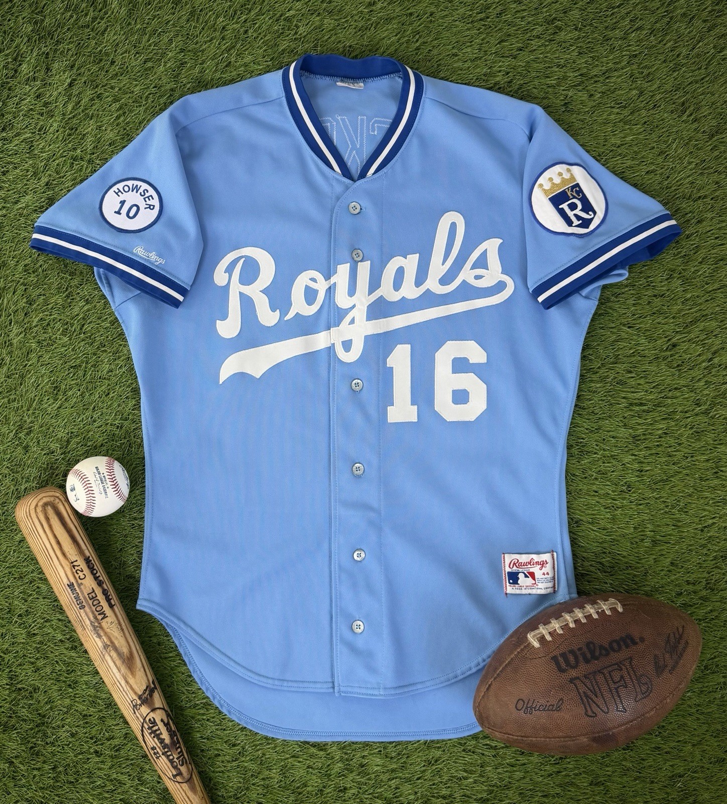 Bo Jackson Kansas City Royals 1987 Vintage Authentic Rawlings Baseball Jersey 44